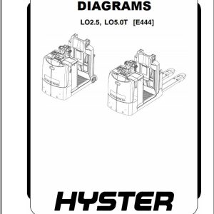 Hyster Forklift Class 3 Electric Motor Hand Trucks E444 LO2LO5OT7OT Service Manua 3
