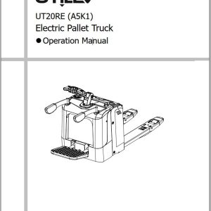 Hyster Forklift Class 3 Electric Pallet Truck A5K1 UT20RE Service Manuals 3