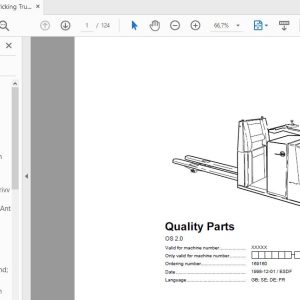 BT Oder Picking Truck OS 20 Quality Parts 169160 1