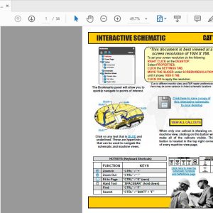 CAT 390F HSM1 UP Excavator HydraulicElectrical System   Attachment 1