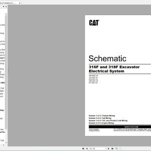 CAT Excavator 316F and 318F Schematic1