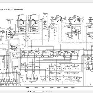 Hitachi Sumitomo Crawler Crane SCX700 Circuit Diagram1