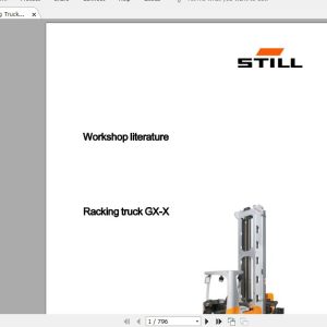 Still Sted Racking Truck GX X GX Q Service Manual8054478EN 1