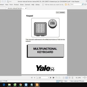 Yale Forklift MO 20 20 S D857 Service Manuals 4