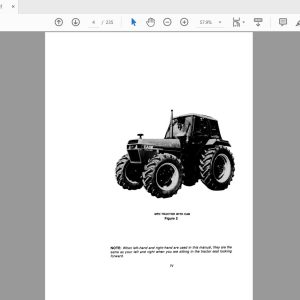 Case IH Tractor 1594 Operators Manual9 9824 2