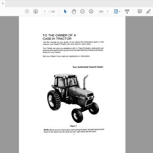 Case IH Tractor 2294 Operators Manual9 9422 1