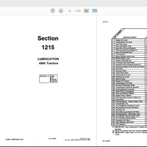 Case IH Tractor 4894 COMPLETE Service Manual8 25520R0 3