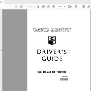 Case IH Tractor 850880990 Operators ManualDBT495 1