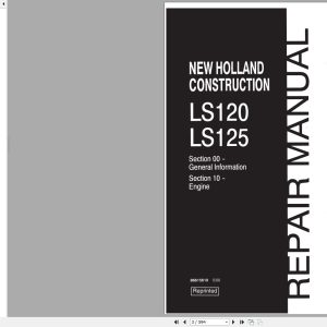New Holland Construction LS120 LS125 Repair Manual86615609 1