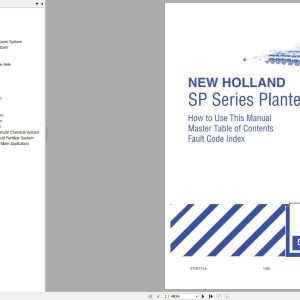 New Holland Tractor SP Series Planter Repair Manual87057742 1