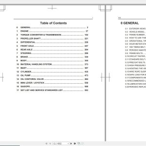 Toyota Forklift Truck 8FG35N 8FG50N40 8FD35N 40 8FD80N RepairManual1