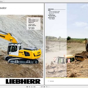 Liebherr Crawler Excavator R936 Operators Manuals 1