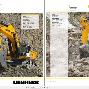 Liebherr Crawler Excavator R976 Operators Manual 1