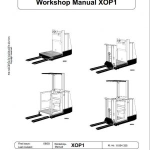 Still OM Pimespo Forklift XOP1 Series 4550 Workshop Manual 1
