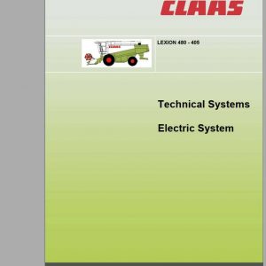 Claas Combine Harvester LEXION 480 405 Technical System 1