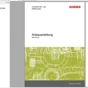 Claas TUCANO 580 320 480 320 Fitting Instruction 1