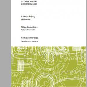 Claas Telehandlers SCORPION 7035 7030 6035 6030 Fitting Instruction 1