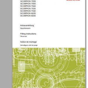 Claas Telehandlers SCORPION 9055 7055 7050 7044 7035 7030 6035 6030 Fitting Instruction 1