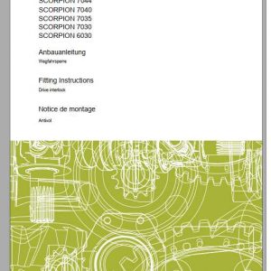 Claas Telehandlers SCORPION 9055 7055 7050 7044 7040 7035 7030 6030 Fitting Instruction 1