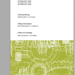 Claas Telehandlers SCORPION 9055 9040 7045 7040 7035 7030 6030 Fitting Instruction 2