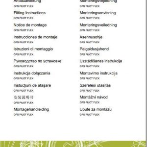 Claas Tractor ATOS 300 ATOS 200 Fitting Instruction 1