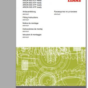 Claas Tractor AXION 400 500 600 800 900 Fitting Instruction 2