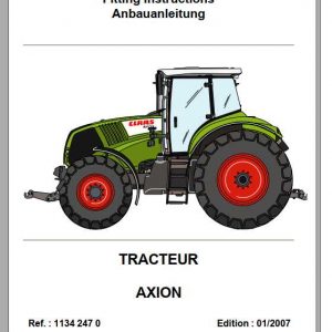 Claas Tractor AXION Fitting Instruction 1