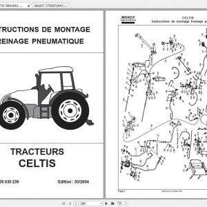 Claas Tractor CELTIS Fitting Instruction FR DE EN RU 1