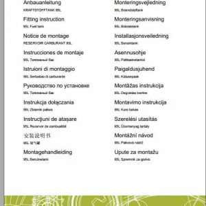 Claas Tractor ELIOS 240 210 Fitting Instruction 1