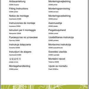 Claas Tractor JAGUAR 497 496 LEXION C6X C5X TUCANO C0X XERION 78X Fitting Instruction 1