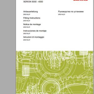 Claas Tractor XERION 4000 4500 5000 Fitting Instruction 2