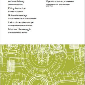 Claas Tractor XERION 5000 4000 Fitting Instruction 1