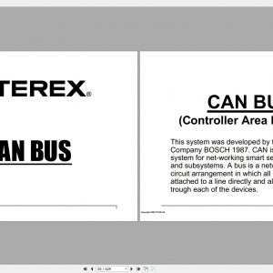 Terex Demag Crawler Crane CC6800 1250T Electric System Circuit Diagram 1