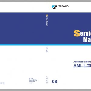 Tadano Crane 55 Ton GR 550EX 1 Service Manual Parts Catalog Circuit Diagram 2