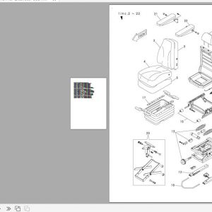 Yanmar Wheel Excavator B55W 1 Parts Catalog Y00S4311 2