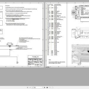 Tesla Model S 2017 LHD Circuit Diagram 2017