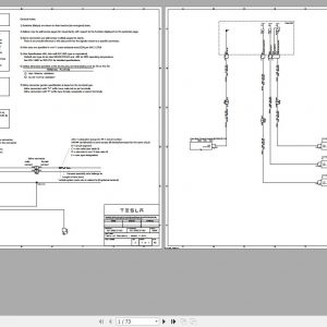 Tesla Model X 2016 LHD SOP3 Circuit Diagram
