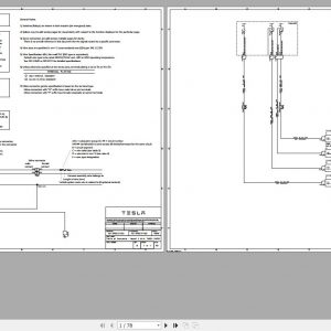 Tesla Model X 2017 RHD SOP6 Circuit Diagram