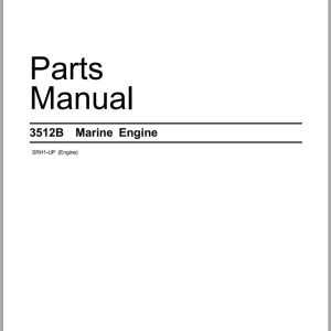 CAT Marine Engine 3512B Parts Manual M0079782 00 2017