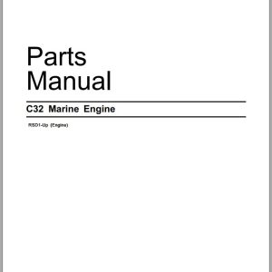 CAT Marine Engine C32 Parts Manual SEBP6465 2013