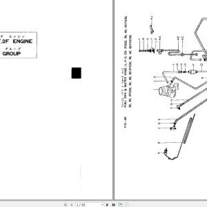 Toyota Forklift FG32 to 02 FGE30 Parts Catalog EN JP