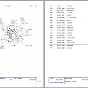 Hitachi Rigid Dump Truck EH1700 3PR Cummins QST30 8R6AA Parts Catalog