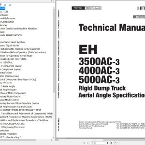 Hitachi Rigid Dump Truck EH3500AC 3 EH4000AC 3 EH5000AC 3 Technical Manual