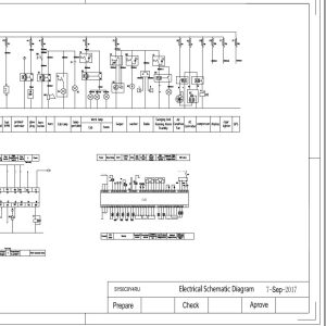 Sany Excavator SY50C Electrical and Hydraulic Circuit Diagram EN 1