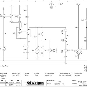 Wirtgen Cold Milling Machine 2100 DC DCR Circuit Diagram 119178 00 scaled