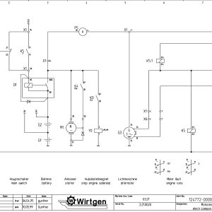 Wirtgen Cold Milling Machine 2100 DC DCR Circuit Diagram 124772 00 scaled