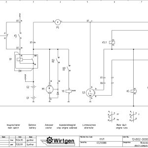 Wirtgen Cold Milling Machine 2100 DC DCR Circuit Diagram 124802 00 scaled