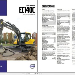 Volvo Excavator EC140C Service Repair Manual 1 1