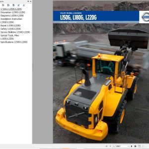 Volvo Wheel Loader L150G L180G L220G Service and Repair Manual 1 1