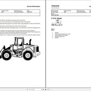 Volvo Wheel Loader L60E Service and Repair Manual 1